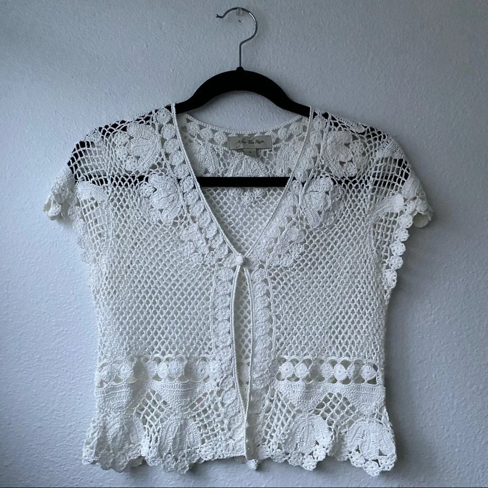 Darling Crochet Button Top - Picture 4 of 15